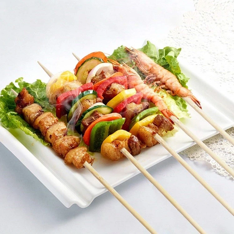 6 Inch Bamboo BBQ Skewers (Diameter 2.5mm)