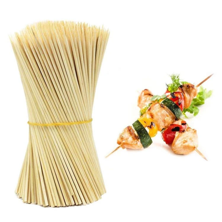 6 Inch Bamboo BBQ Skewers (Diameter 2.5mm)